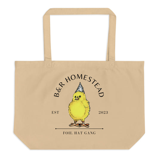 B&R Homestead Large Organic Tote Bag