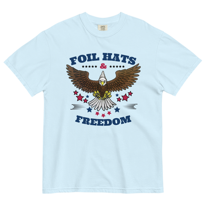Patriotic Foil Hats & Freedom Comfort Colors Tee