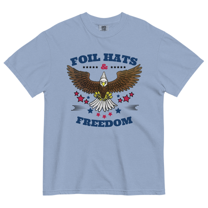 Patriotic Foil Hats & Freedom Comfort Colors Tee