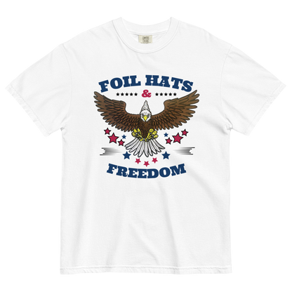 Patriotic Foil Hats & Freedom Comfort Colors Tee