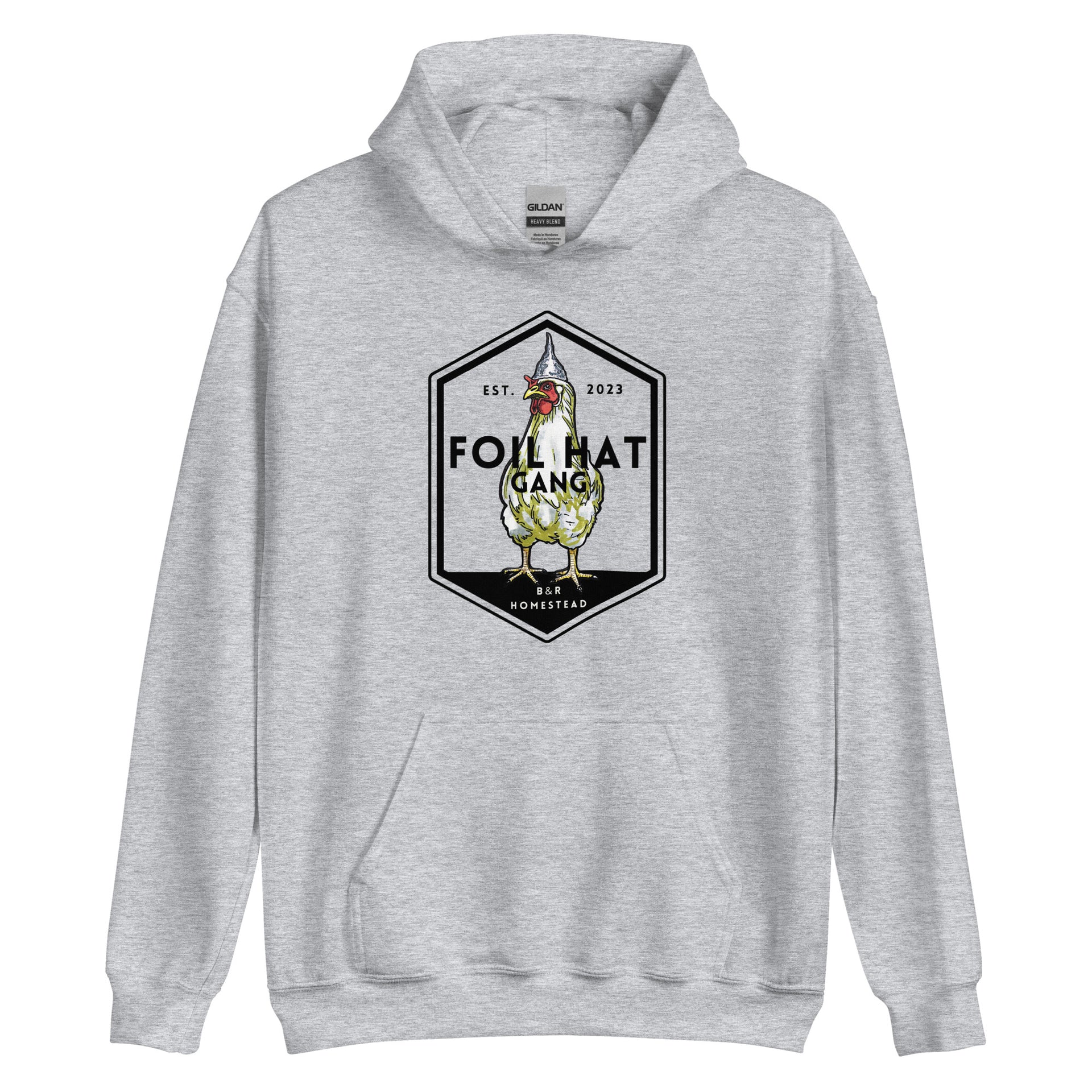 Foil Hat Gang Hoodie – B&R Homestead1